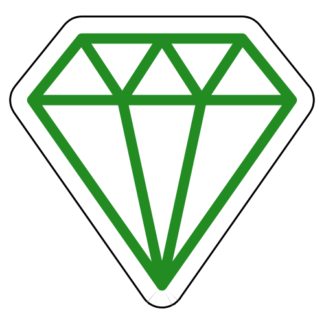 Diamond Sticker (Green)